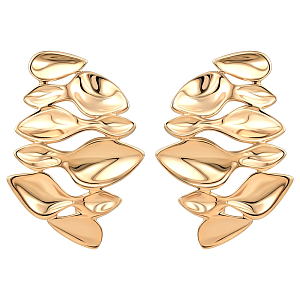 Серьги из красного золота