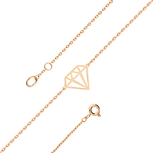 Браслет из красного золота