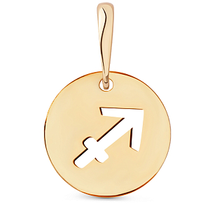 Подвеска из красного золота