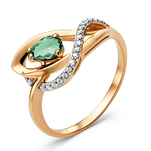 Кольцо из красного золота