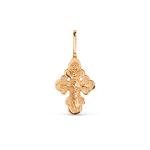 Крест из красного золота