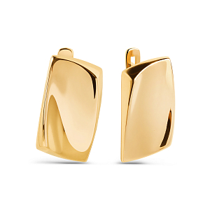 Серьги из красного золота