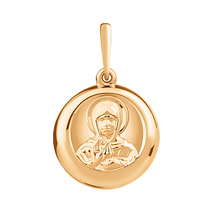 Подвеска из красного золота