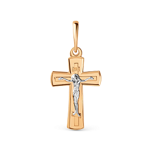 Крест из красного золота