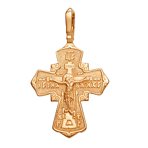 Крест из красного золота