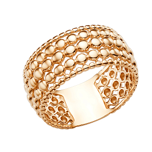 Кольцо из красного золота