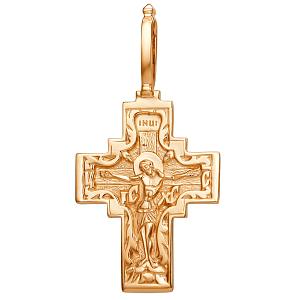 Крест из красного золота