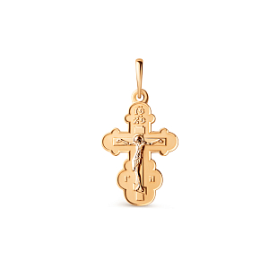 Крест из красного золота