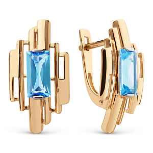 Серьги из красного золота