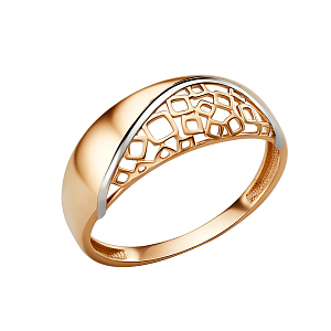 Кольцо из красного золота