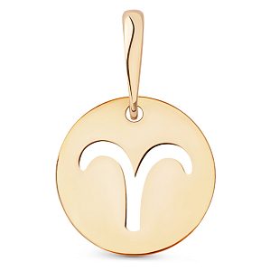 Подвеска из красного золота