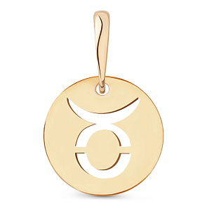 Подвеска из красного золота