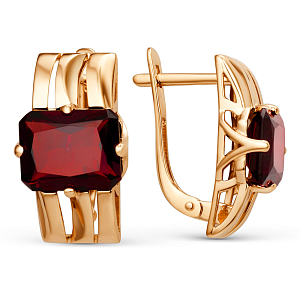 Серьги из красного золота