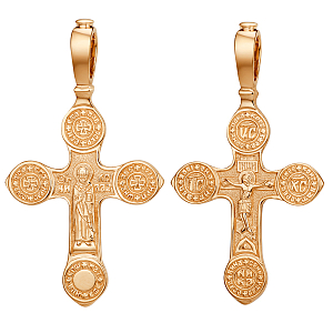 Крест из красного золота