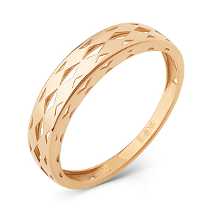 Кольцо из красного золота