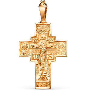 Крест из красного золота