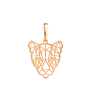 Подвеска из красного золота