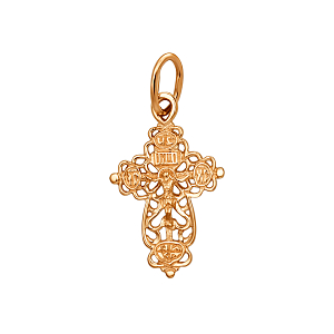 Крест из красного золота