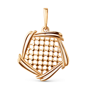 Подвеска из красного золота