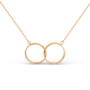 Колье из красного золота