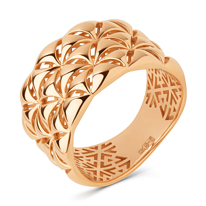 Кольцо из красного золота