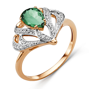 Кольцо из красного золота