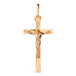 Крест из красного золота