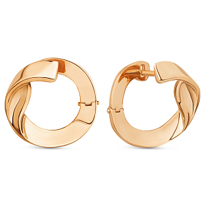 Серьги из красного золота