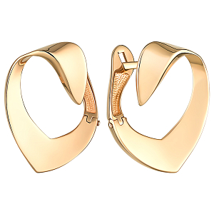 Серьги из красного золота