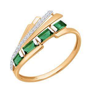 Кольцо из красного золота