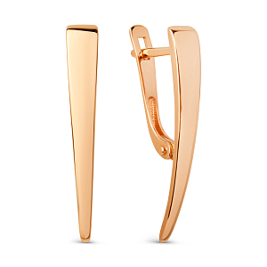 Серьги из красного золота