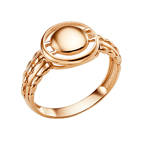 Кольцо из красного золота