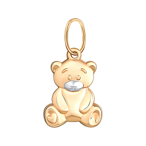 Подвеска из красного золота