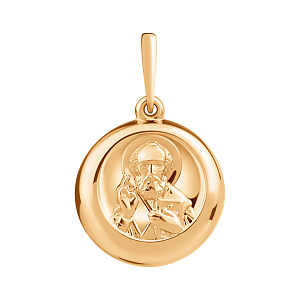 Подвеска из красного золота