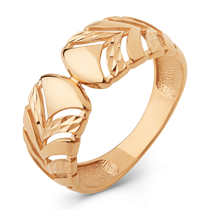 Кольцо из красного золота