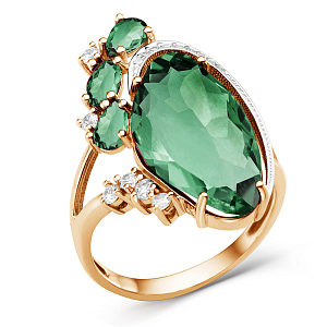 Кольцо из красного золота