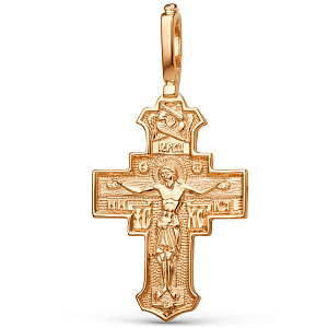 Крест из красного золота