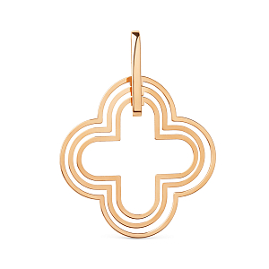 Подвеска из красного золота