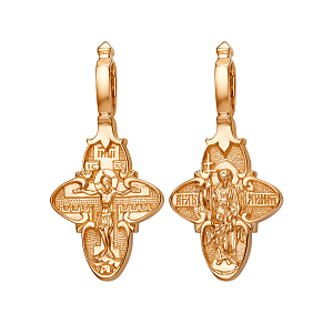 Крест из красного золота