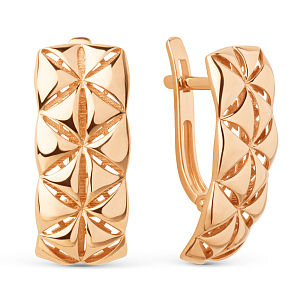 Серьги из красного золота