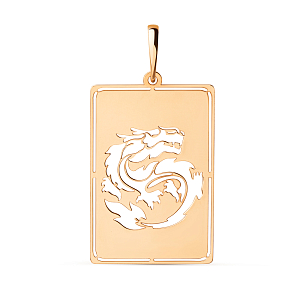 Подвеска из красного золота