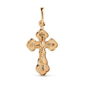 Крест из красного золота