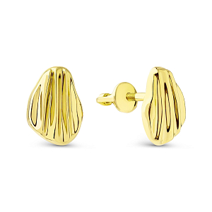 Серьги из желтого золота