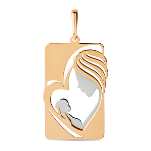 Подвеска из красного золота