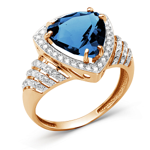 Кольцо из красного золота