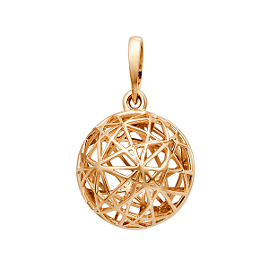 Подвеска из красного золота