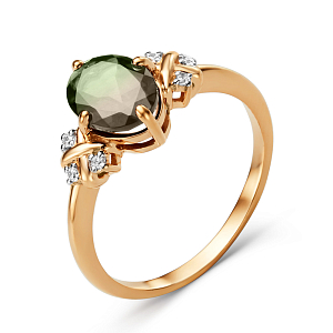 Кольцо из красного золота