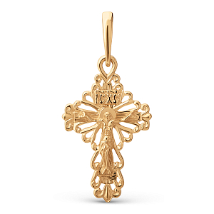 Крест из красного золота