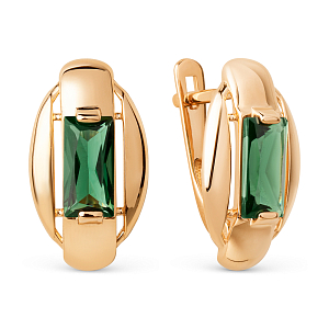 Серьги из красного золота