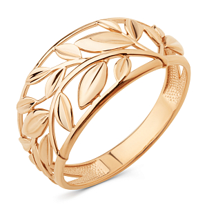 Кольцо из красного золота